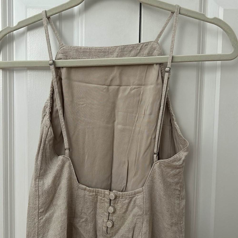 Abercrombie & Fitch Linen Blend Mini Dress - Picture 6 of 8